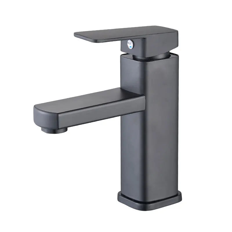 HENCHOM™ Black/Chrome Bathroom Faucets Hot and Cold Mixer