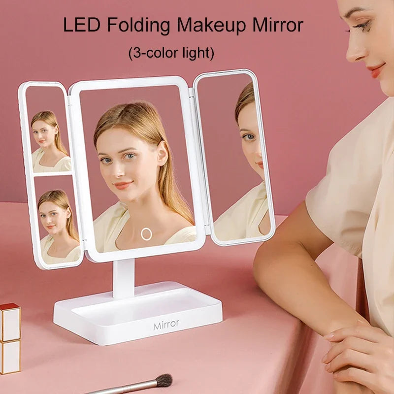Led makeup mirror