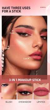 3-in-1 Cheek Blush Stick