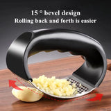 HENCHOM ™ Stainless Steel Garlic Press