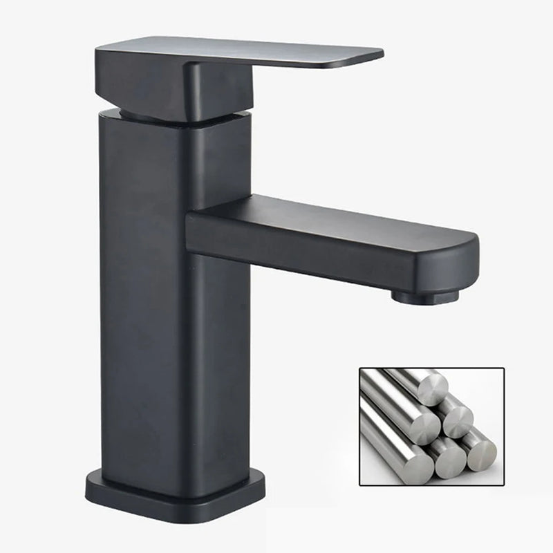 HENCHOM™ Black/Chrome Bathroom Faucets Hot and Cold Mixer