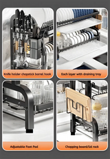 HENCHOM™ Dish Drying Rack 2-Tier