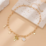 Charm Necklace Gold