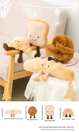 Bread/Pancake/Rolls/Toast/Baguette Plushies