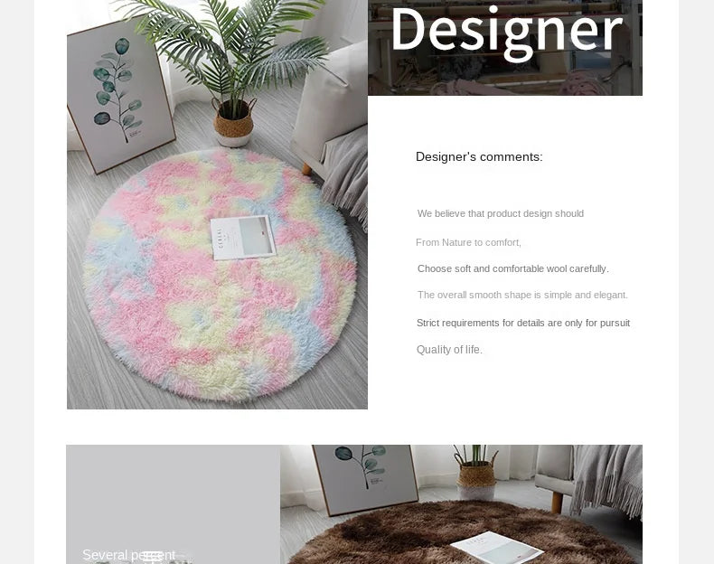 HENCHOM™ Super Soft Plush Round Rug