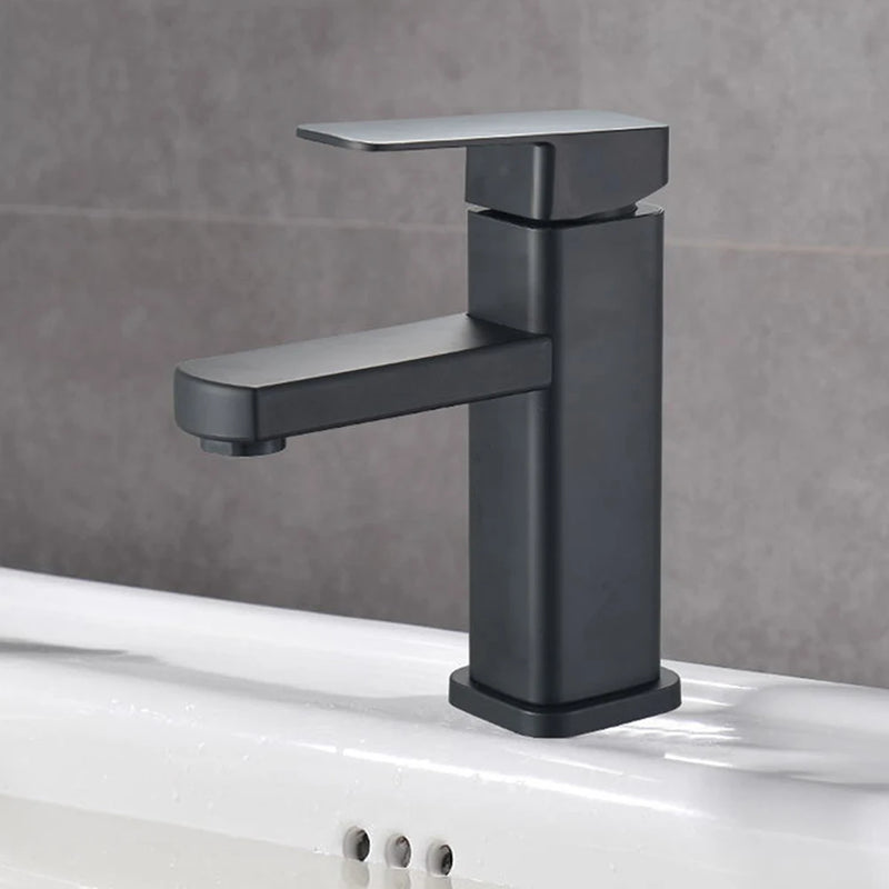 HENCHOM™ Black/Chrome Bathroom Faucets Hot and Cold Mixer