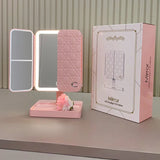 Henchom™ Tri-Fold LED Makeup Mirror