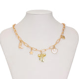 Charm Necklace Gold