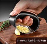 HENCHOM ™ Stainless Steel Garlic Press