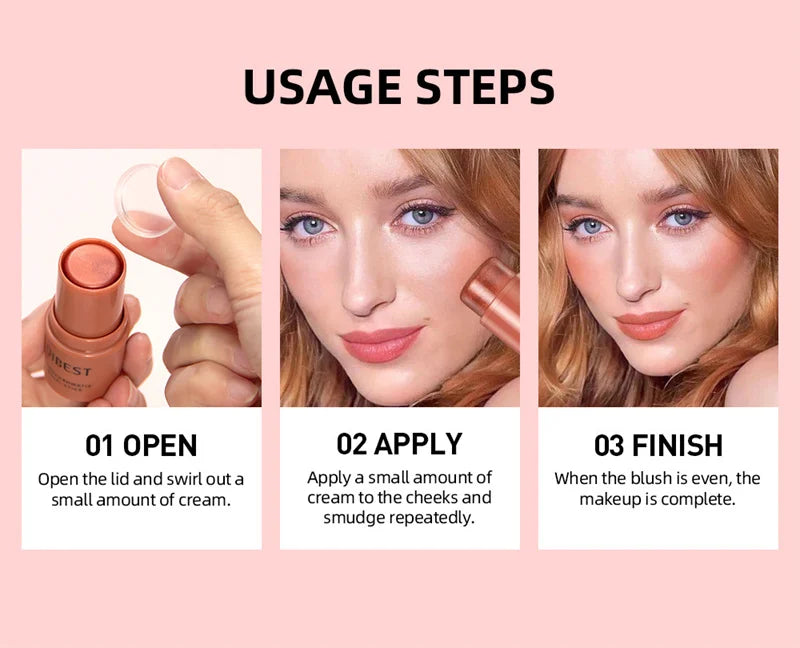 3-in-1 Cheek Blush Stick